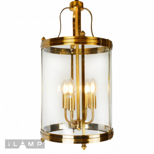 Подвесная люстра iLamp 8946-4 GLD фото 4