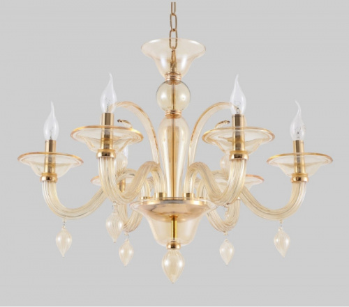 Подвесная люстра Crystal Lux CAETANO SP-PL6 AMBER фото 3
