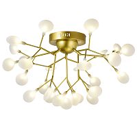 Накладная люстра Natali Kovaltseva GRACE 75126/6C GOLD SATIN