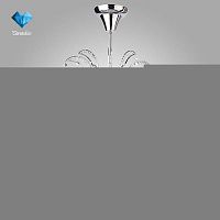 Подвесная люстра Eurosvet 10047/5 хром/прозрачный хрусталь Strotskis