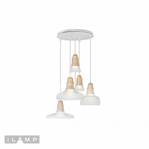 Подвесной светильник iLamp AP9006-5 WH фото 3