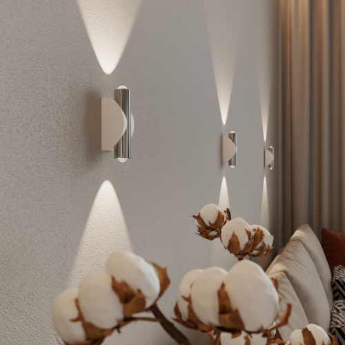 Бра Elektrostandard Steel LED белый/сталь (40109/LED) фото 3