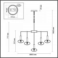 Подвесная люстра Odeon Light 4815/13