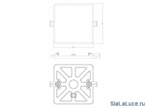 Светодиодная панель Donolux DL20091SQ15W1W IP44