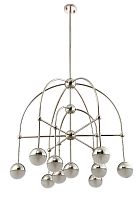 Люстра на штанге Crystal Lux TRUENA SP-PL6+3+1 NICKEL