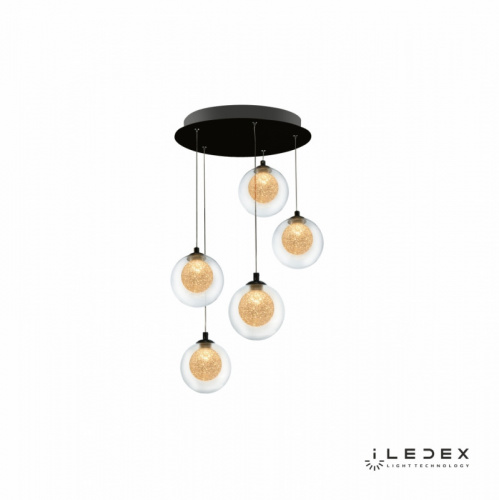 Подвесная люстра iLedex C4457-5R CR фото 5