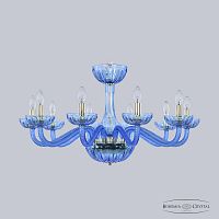 Подвесная люстра Bohemia Ivele Crystal 1311/10/300 G Aq/Aquamarine/M-1H