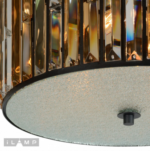 Подвесная люстра iLamp 10390-5+5P BK фото 5