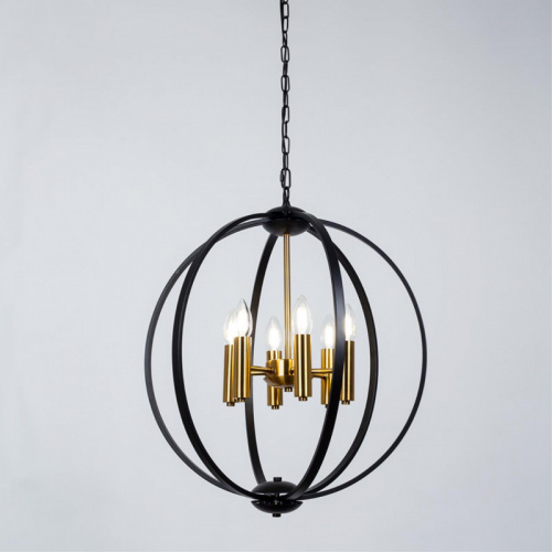 Подвесная люстра ARTE Lamp A7013SP-6BK фото 3