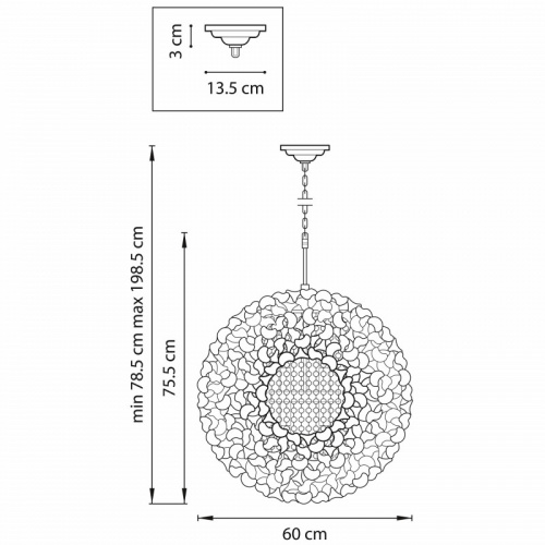 Подвесная люстра Lightstar 727081 фото 10