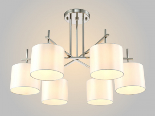 Люстра на штанге Crystal Lux SERGIO PL6 NICKEL фото 3