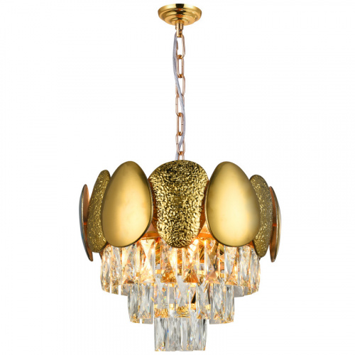Каскадная люстра Natali Kovaltseva CHIC 81437/6C GOLD