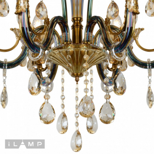 Подвесная люстра iLamp 61081-6 BR фото 5
