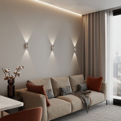 Бра Elektrostandard Steel LED белый/сталь (40109/LED) фото 4