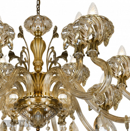 Подвесная люстра iLamp 61082-8+4 BR фото 5