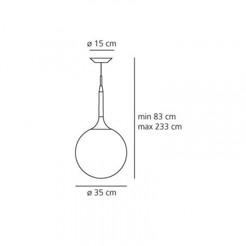 Подвесной светильник Artemide 1052010A