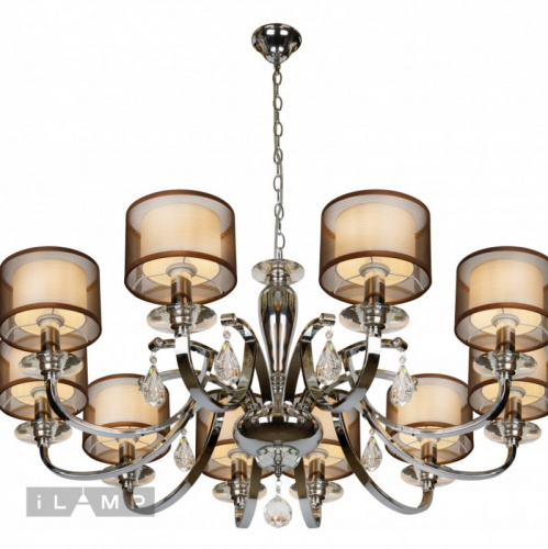 Подвесная люстра iLamp RM16001/10CR фото 3