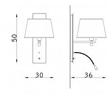 Бра Zonca 32250/102/424