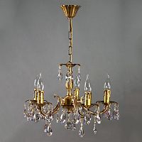 Подвесная люстра AMBIENTE by BRIZZI 2226/5 AB Tear Drop