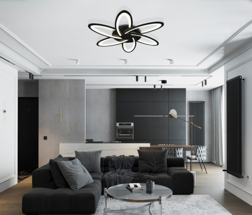 Накладная люстра Natali Kovaltseva HIGH-TECH LED LAMPS 82008 BLACK фото 7