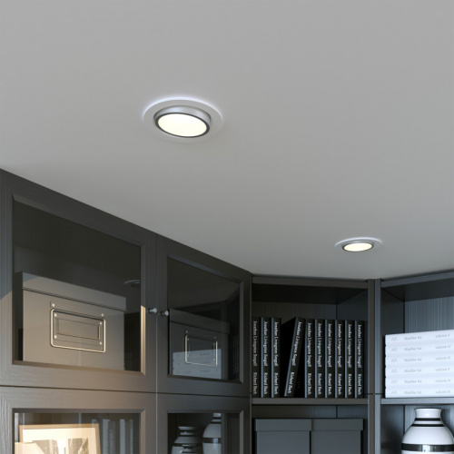 Встраиваемый светильник Elektrostandard 15267/LED 7W 4200K WH/SL белый/серебро фото 8