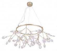 Подвесная люстра Crystal Lux EVITA SP45 D GOLD/TRANSPARENT