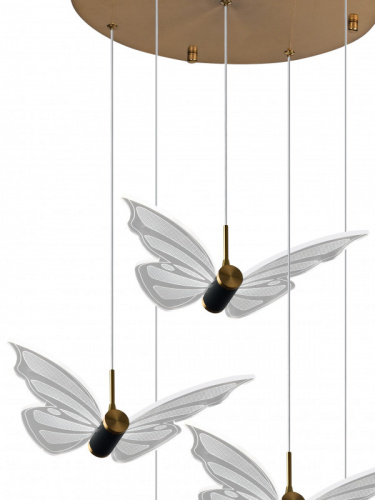 Каскадная люстра Natali Kovaltseva LED LAMPS 81365 GOLD фото 4