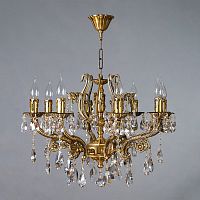 Подвесная люстра AMBIENTE by BRIZZI 8828/8 AB Tear Drop