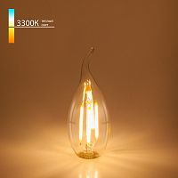 Светодиодная лампа Elektrostandard Свеча на ветру BLE1428 9W 3300K E14 (CW35 прозрачный)