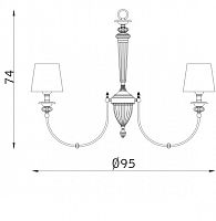 Подвесная люстра Zonca 10363/S8/120+106/083