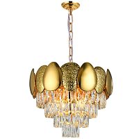 Каскадная люстра Natali Kovaltseva CHIC 81437/8C GOLD