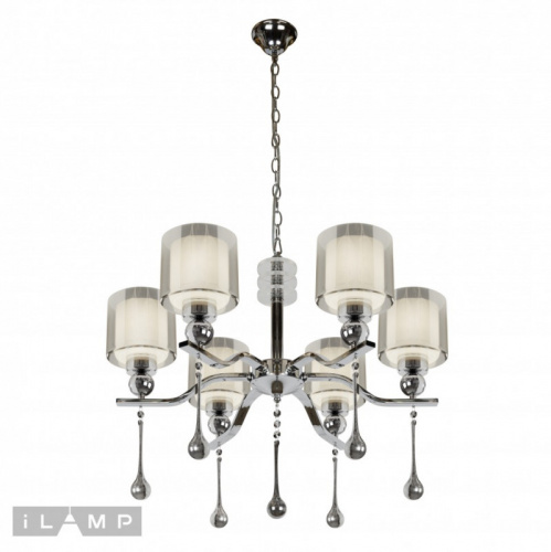 Подвесная люстра iLamp 70291-6 CR фото 3