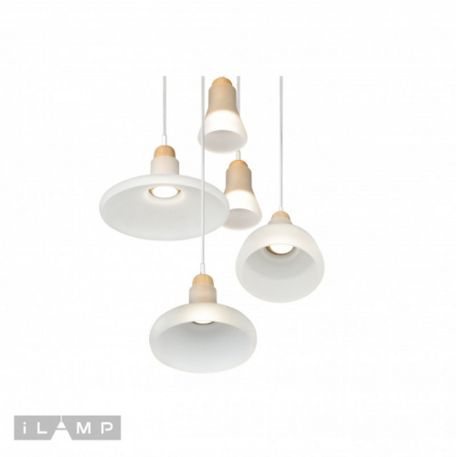 Подвесной светильник iLamp AP9006-5 WH фото 5