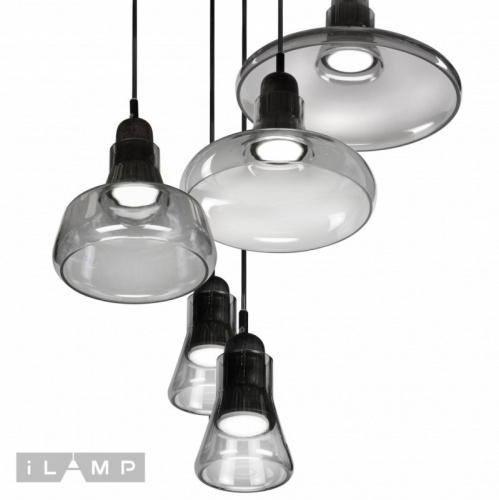 Подвесной светильник iLamp AP9006-5 GR фото 5