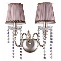 Бра Crystal Lux ALEGRIA AP2 SILVER-BROWN