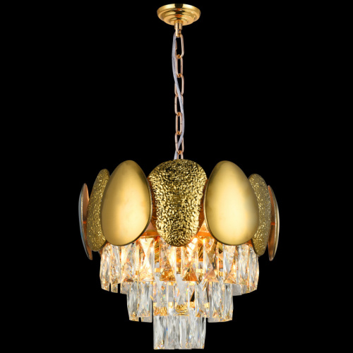 Каскадная люстра Natali Kovaltseva CHIC 81437/6C GOLD фото 3