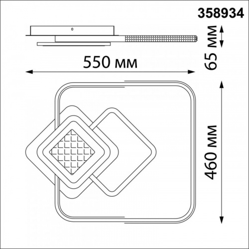 Накладная люстра Novotech 358934 фото 6