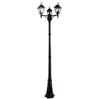 Садовый светильник ARTE Lamp A1017PA-3BK