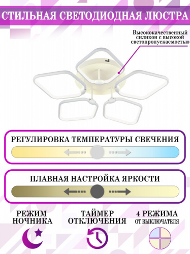 Накладная люстра Natali Kovaltseva LED LAMPS 81208 фото 4