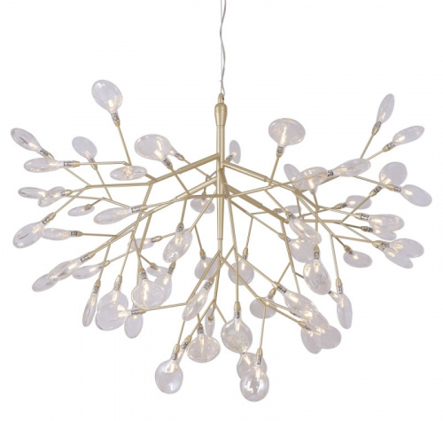Подвесная люстра Crystal Lux EVITA SP63 GOLD/TRANSPARENT фото 3