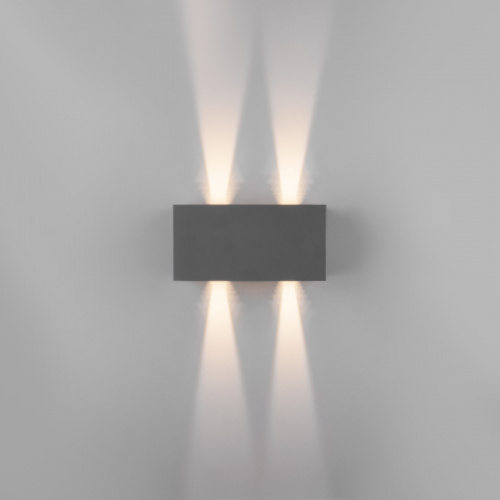 Светильник настенный Elektrostandard WINNER DOUBLE LED серый (35137/W) фото 4