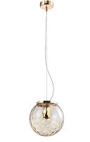 Подвесной светильник Crystal Lux MAYO SP1 D200 GOLD/AMBER