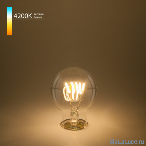 Светодиодная лампа Elektrostandard Classic FD 6W 4200K E27 (A60 спираль прозрачный) ( BLE2708)