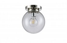 Накладной светильник Crystal Lux MARIO PL1 D200 NICKEL/TRANSPARENTE