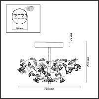 Накладная люстра Odeon Light 2585/5