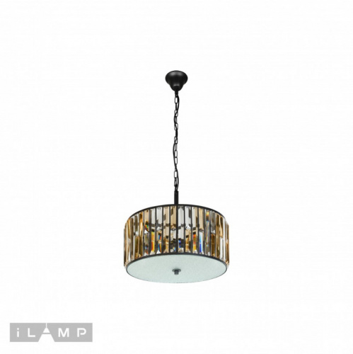 Подвесная люстра iLamp 10390-5P BK фото 3