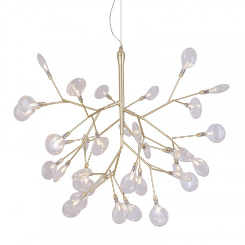 Подвесная люстра Crystal Lux EVITA SP36 GOLD/TRANSPARENT фото 3