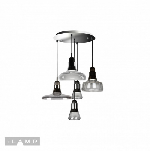Подвесной светильник iLamp AP9006-5 GR фото 3