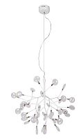 Подвесная люстра Crystal Lux EVITA SP36 WHITE/TRANSPARENT