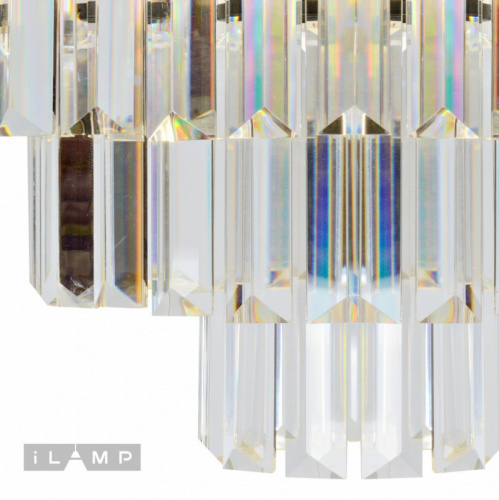 Каскадная люстра iLamp 6101-500 BK фото 4